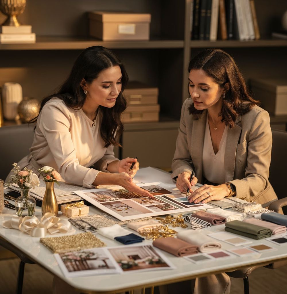 The Cipher design process — concepts taking shape around a moodboard